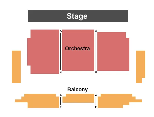 seating chart for Barre Opera House - End Stage - eventticketscenter.com