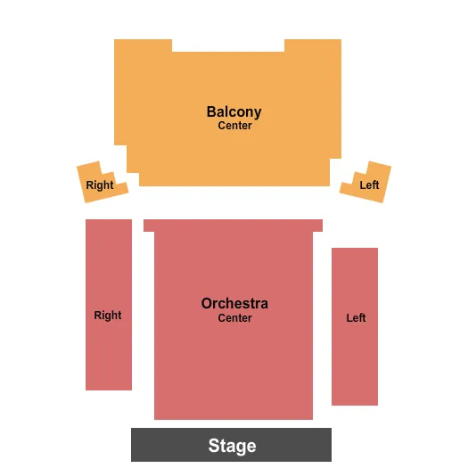 seating chart for Gilliam Stage At Barter Theatre - Endstage - eventticketscenter.com