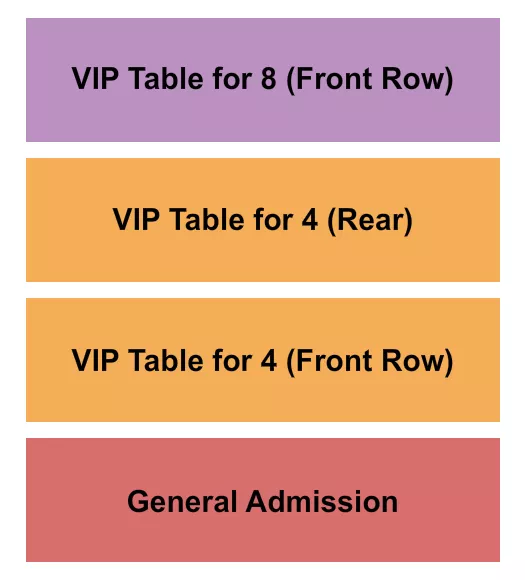 seating chart for Basecamp Pub - GA/VIP Table 2 - eventticketscenter.com