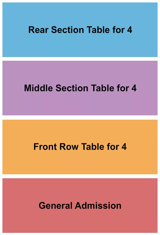 seating chart for Basecamp Pub - GA/Table by section - eventticketscenter.com