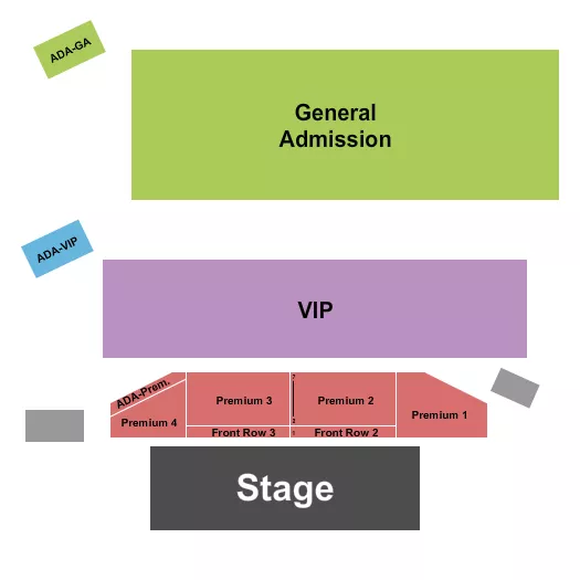 seating chart for Batavia Downs - Trackside (Outdoors) - Endstage - eventticketscenter.com