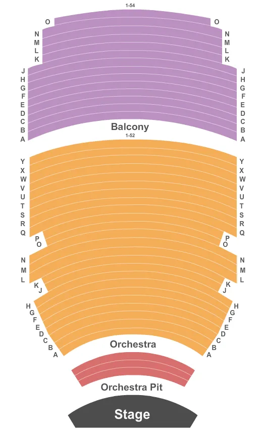 seating chart for Raising Cane's River Center Theatre - End Stage Pit - eventticketscenter.com