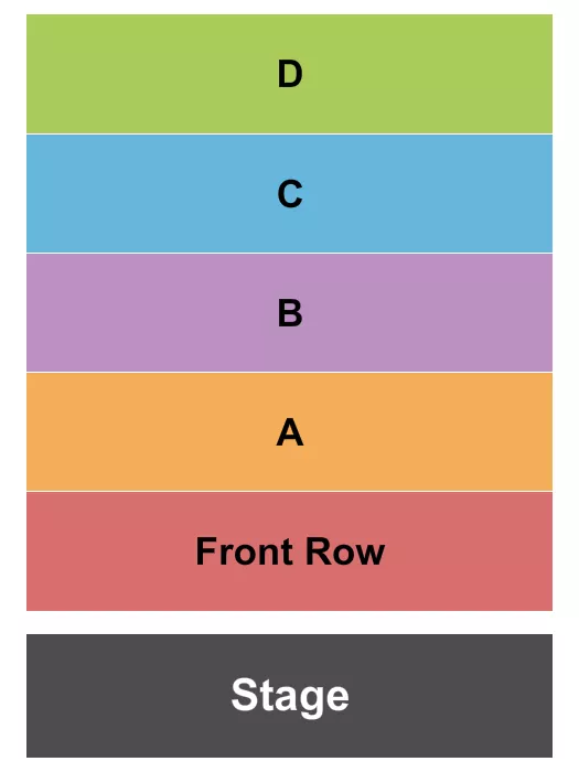seating chart for Bayou Theatre - We Call It Ballet - eventticketscenter.com