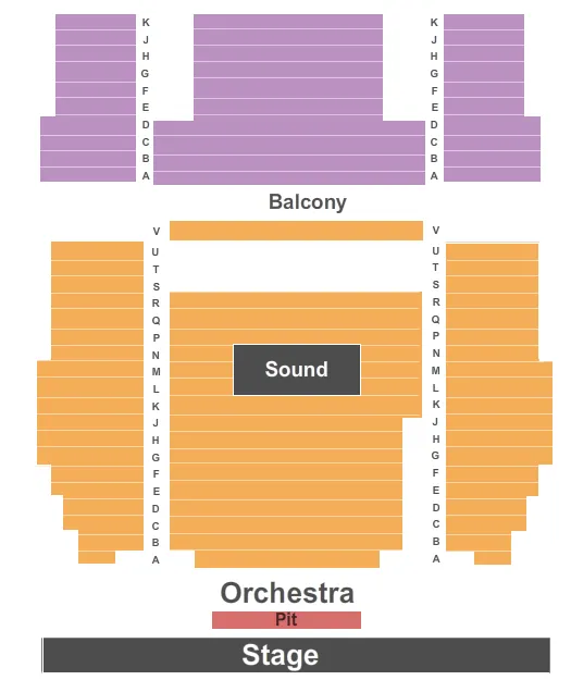 seating chart for Beacon Theatre - VA - End Stage - eventticketscenter.com