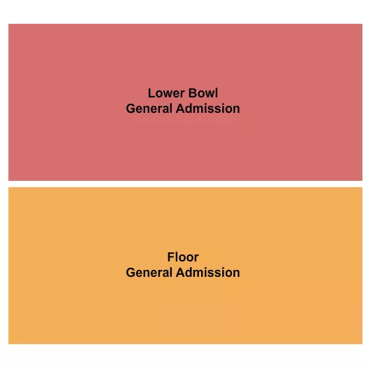 seating chart for Beasley Coliseum - Lower Bowl/Floor GA - eventticketscenter.com