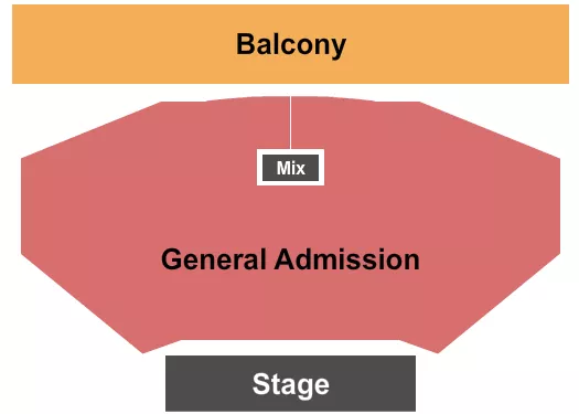 seating chart for Belasco Theater - LA - GA Floor/GA Balcony - Separate - eventticketscenter.com