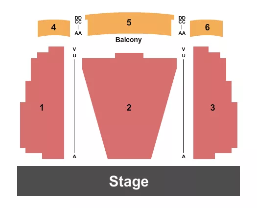 seating chart for Bella Rose Arts Centre - End Stage - eventticketscenter.com