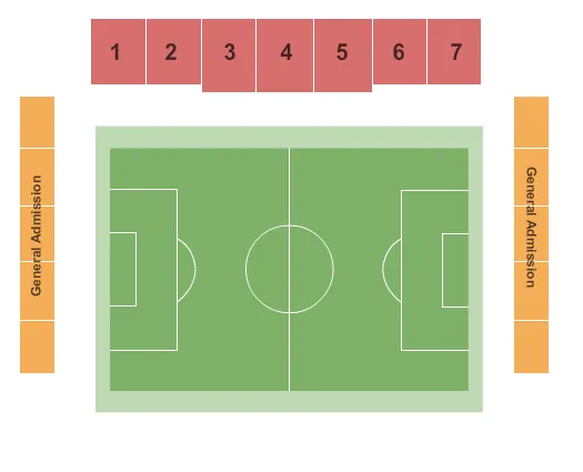 seating chart for Belson Stadium - Soccer - eventticketscenter.com