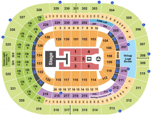 seating chart for Benchmark International Arena - Descendants & Zombies - eventticketscenter.com