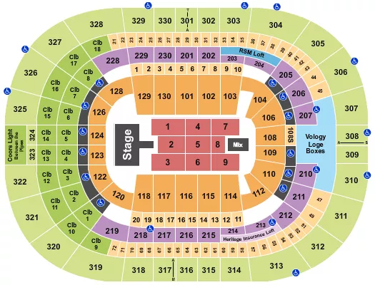seating chart for Benchmark International Arena - Don Omar - eventticketscenter.com