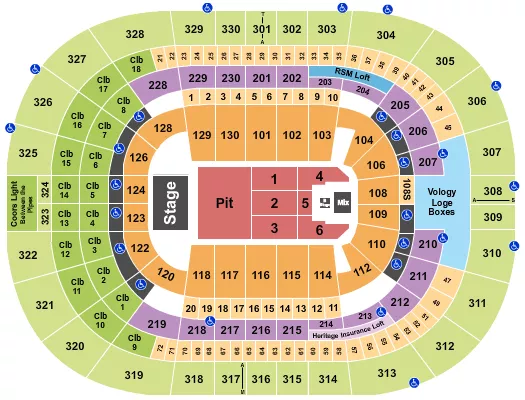 seating chart for Benchmark International Arena - Mumford & Sons - eventticketscenter.com
