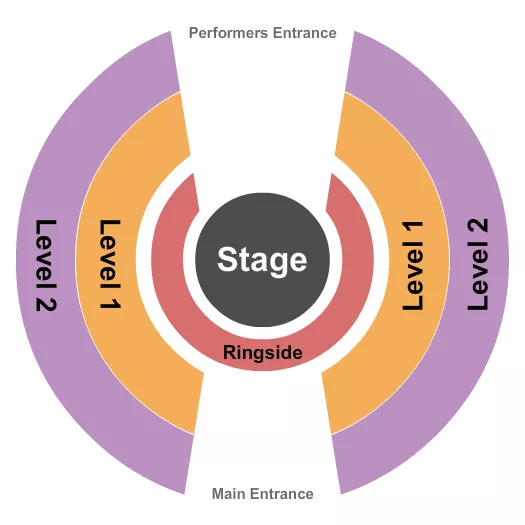 seating chart for Victoria Square Mall - Benjamin Circus - eventticketscenter.com