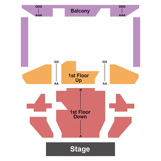 seating chart for Berea Midpark High School Performing Arts Center - Endstage - eventticketscenter.com