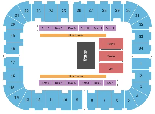 Berglund Center Coliseum Tickets & Seating Chart - ETC