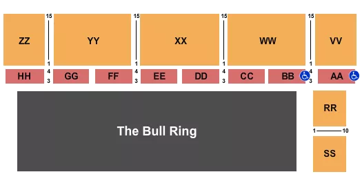 seating chart for Berrien County Youth Fair - Rodeo - eventticketscenter.com
