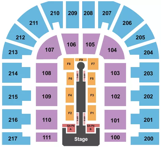 seating chart for Bert Ogden Arena - Jennifer Lopez 2024 - eventticketscenter.com