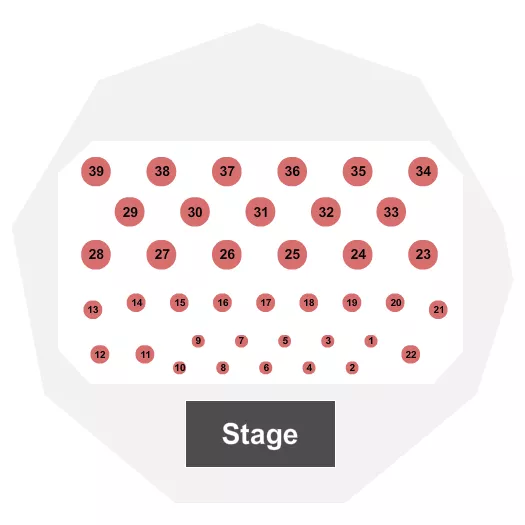seating chart for Bethel Woods Center For The Arts - Endstage Tables - eventticketscenter.com