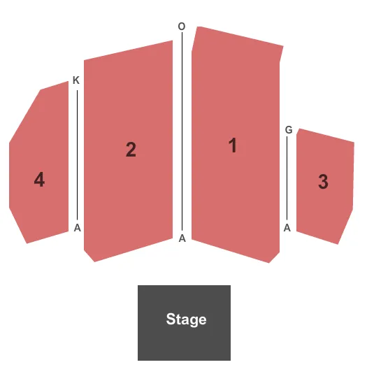 seating chart for Bethel Woods Center For The Arts - Events Gallery - eventticketscenter.com