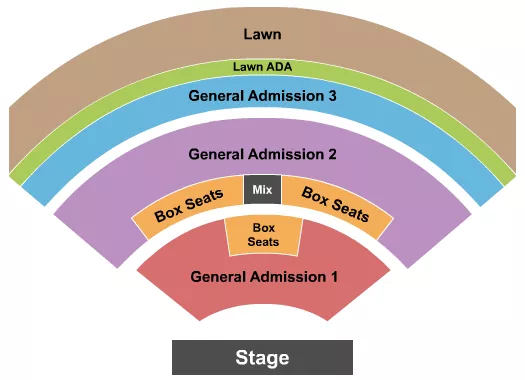 seating chart for Bethel Woods Center For The Arts - Pretty Lights - eventticketscenter.com