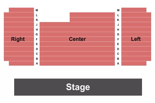 seating chart for Beverly Arts Center - Endstage - eventticketscenter.com
