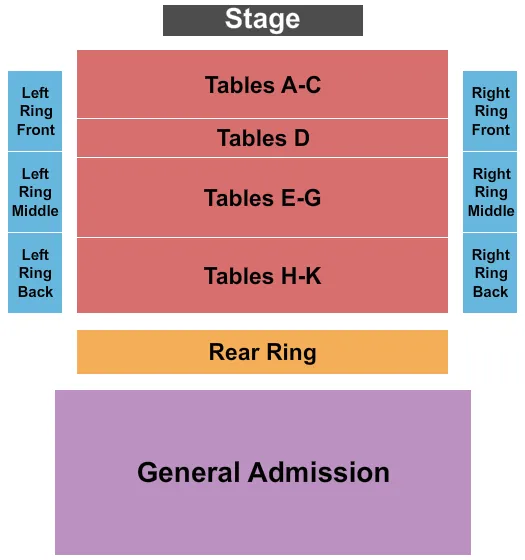 seating chart for Bicentennial Pavilion At Columbus Commons - Endstage - eventticketscenter.com