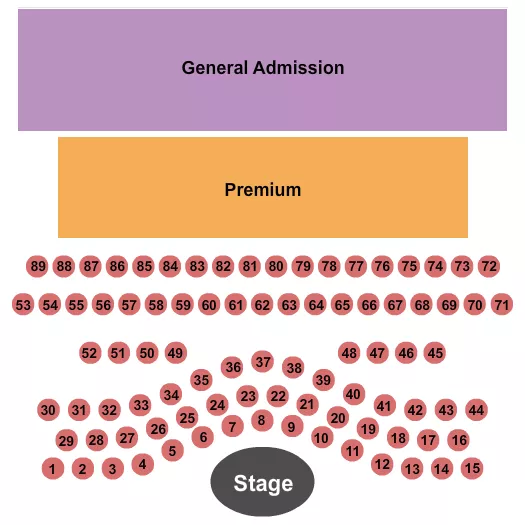 seating chart for Bicentennial Pavilion At Columbus Commons - Summer614 - eventticketscenter.com