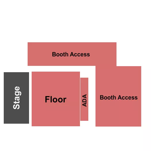 seating chart for Big Night Live - GA Floor/Booth Access - eventticketscenter.com