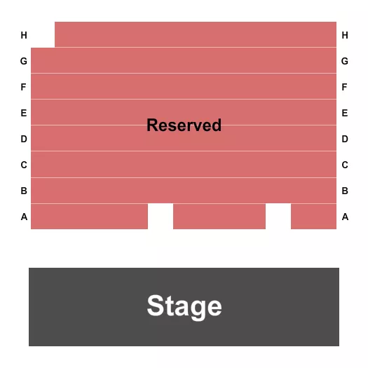 seating chart for Bill & Penny Allyn Theatre at Redhouse Arts Center - Endstage 2 - eventticketscenter.com