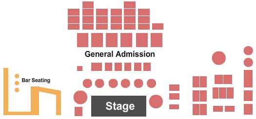 seating chart for Birdland Jazz Club - End Stage - eventticketscenter.com