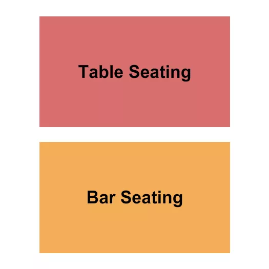 seating chart for Birdland Theatre - Table/Bar - eventticketscenter.com