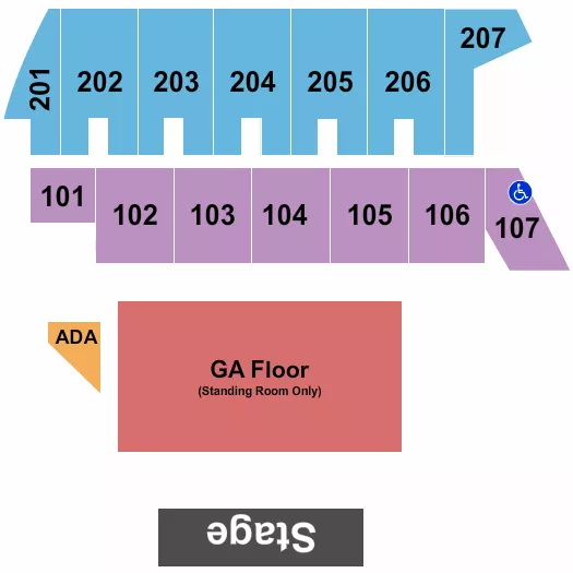 seating chart for Bismarck Event Center - Skillet - eventticketscenter.com