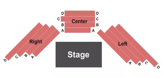 seating chart for Blackfriars Theatre - Endstage - eventticketscenter.com