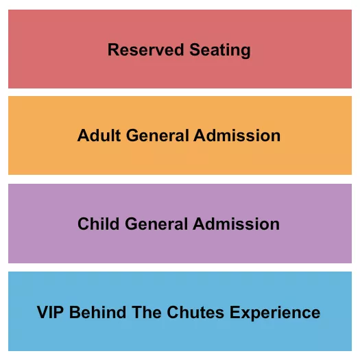 seating chart for Blue Moon Arena - Rodeo - eventticketscenter.com