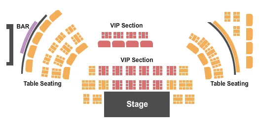 seating chart for Blue Note Hawaii - Endstage 3 - eventticketscenter.com