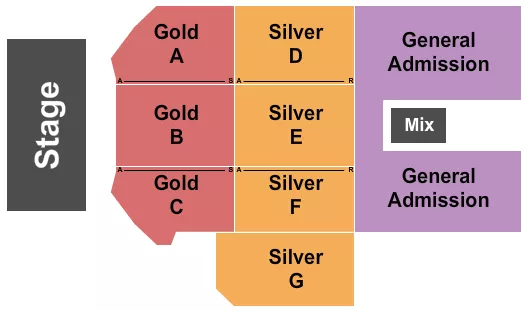 seating chart for Blue Note Summer Sessions at Meritage Resort - Endstage RSV & GA - eventticketscenter.com