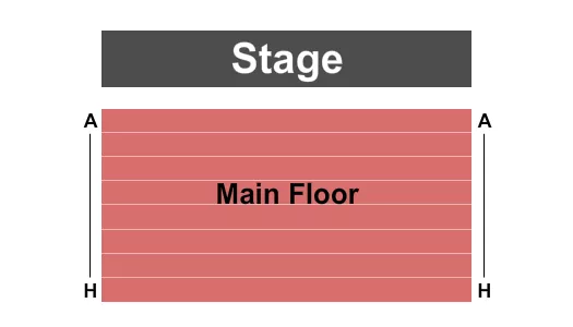 seating chart for Blue Ridge Community Theater - End Stage - eventticketscenter.com