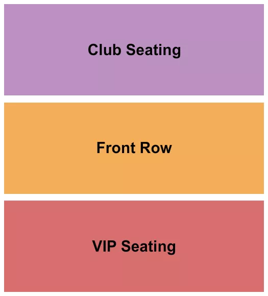 seating chart for Blue Room Comedy Club - VIP/FR/Club - eventticketscenter.com