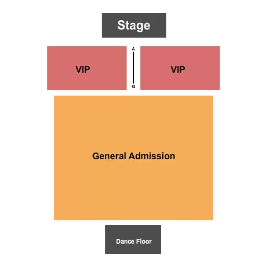 seating chart for BlueWater Resort & Casino Showroom - End Stage - eventticketscenter.com