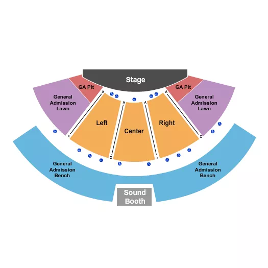 Bluestem Arts Center Amphitheatre Tickets & Seating Chart