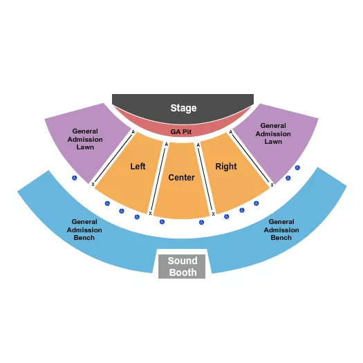 seating chart for Bluestem Center for the Arts Amphitheatre - Endstage Pit - eventticketscenter.com