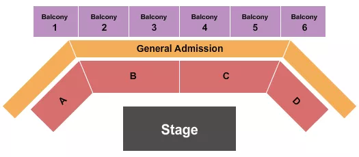 seating chart for BMI Event Center - Endstage 2 - eventticketscenter.com