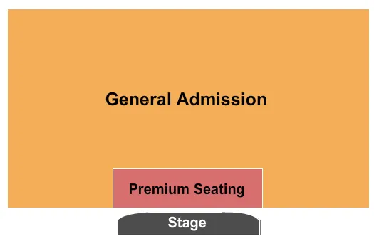 seating chart for Boarding House Park - GA Premium - eventticketscenter.com