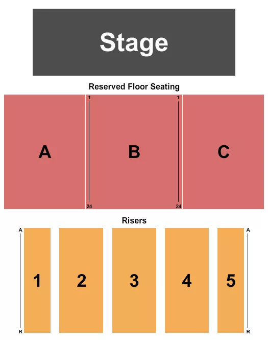 seating chart for Boeing Center at Tech Port - Endstage 5 - eventticketscenter.com