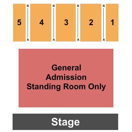 seating chart for Boeing Center at Tech Port - Endstage GA & Risers 2 - eventticketscenter.com