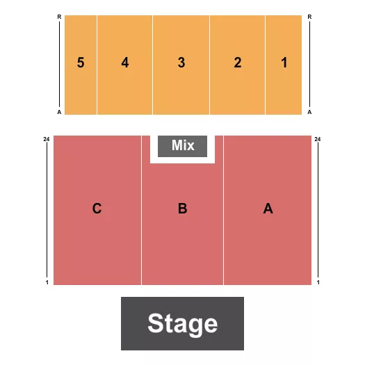 seating chart for Boeing Center at Tech Port - Endstage No Table - eventticketscenter.com