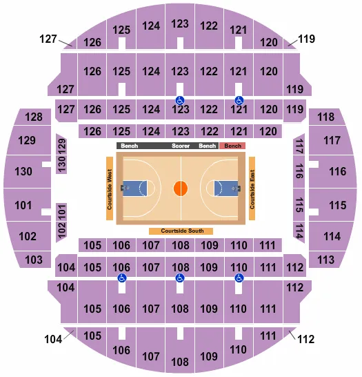 seating chart for Bojangles Coliseum - Harlem Globetrotters - eventticketscenter.com