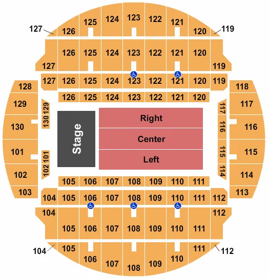 seating chart for Bojangles Coliseum - Katt Williams - eventticketscenter.com