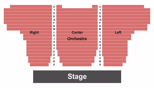 seating chart for Boman Fine Arts Center - Endstage - eventticketscenter.com