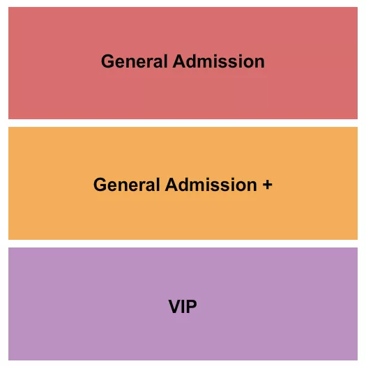 seating chart for Bon Secours Training Center - GA/GA+/VIP - eventticketscenter.com