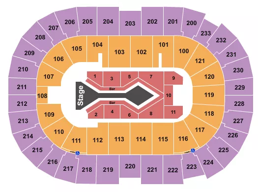 seating chart for Bon Secours Wellness Arena - Blake Shelton - eventticketscenter.com